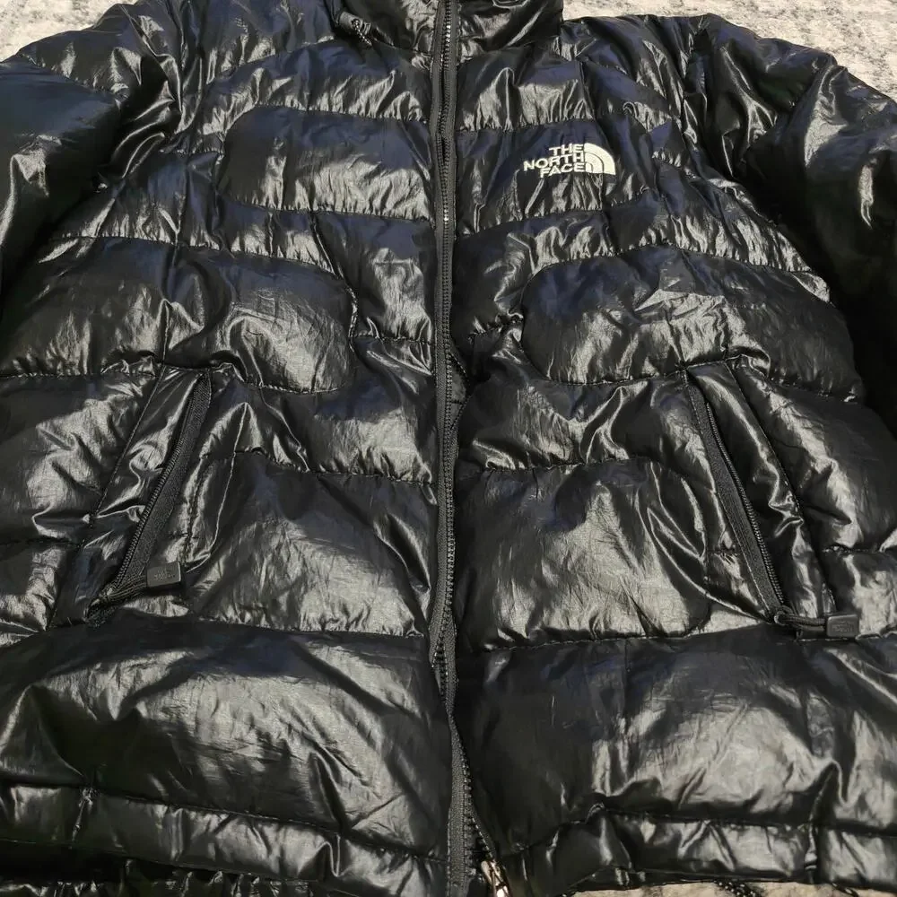 Vintage The North Face Summit Series 900 LTD Down Jacket Black Medium Shiny